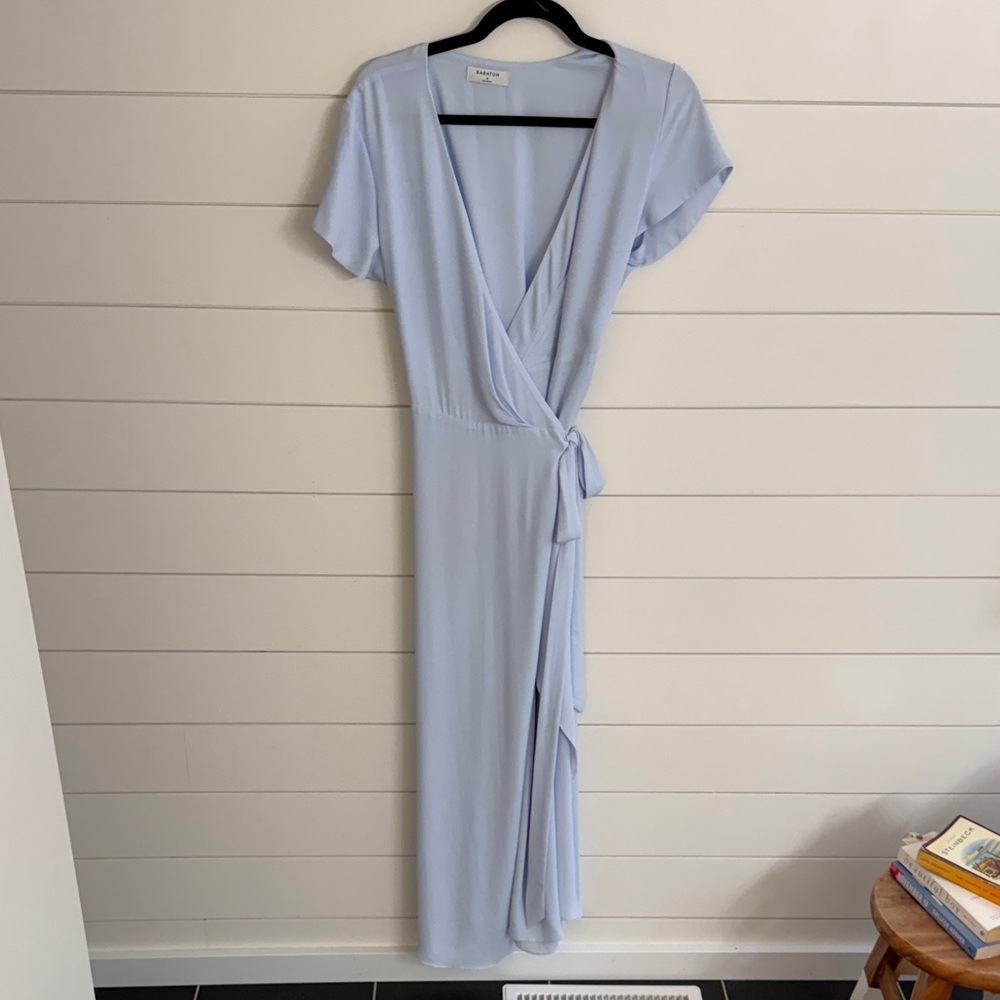 Babaton | Aritzia Blue Maxi Bridesmaid Dress Med